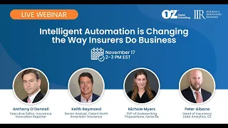Intelligent Automation is Changing the Way Insurers Do Business - Webinar