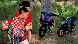 GTA V: MODS | ENCONTREI SUPER MOTOS DE CRIANÇAS RICAS NA FLORESTA COM MEU AMIGO🔥