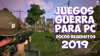 TOP 5 JUEGOS DE GUERRA PARA PC  (POCOS REQUISITOS) [BUENOS GRAFICOS] 2019