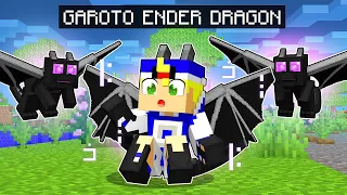 PAULINHU virou um GAROTO ENDER DRAGON no Minecraft