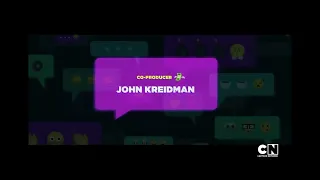 The Emoji Movie (2017) end credits (Cartoon Network live channel)