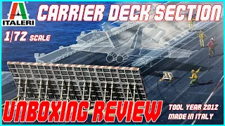 ITALERI 1/72 CARRIER DECK SECTION UNBOXING REVIEW