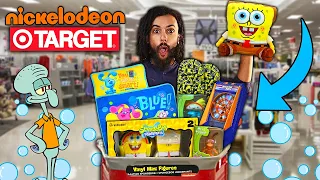 Buying EVERY NICKELODEON PRODUCT TARGET Has In Stock.. SPONGEBOB HUNT!! *SHOP WITH ME IN STORE!!*