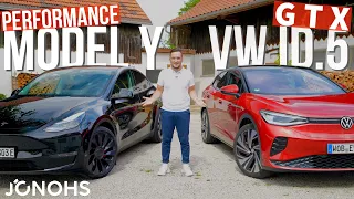 iD.5 GTX oder Model Y Performance - Wer baut das beste E-SUV: VW oder Tesla?