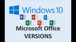 Windows 10 - Check MS Office Version - How to Know which Microsoft Word Excel PowerPoint Outlook PC