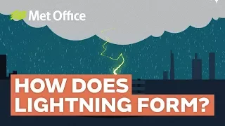 How does lightning form?