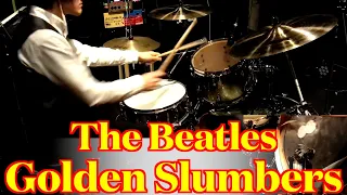 The Beatles - Golden Slumbers (Drums cover from fixed angle)