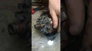 How to replace car alternator slip ring!!