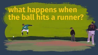 What Happens When a Baseball Hits a Runner?