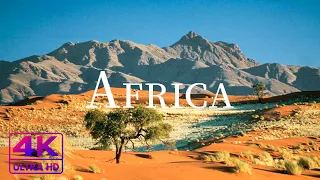 FLYING OVER AFRICA ( 4K UHD ) • Stunning Footage, Scenic Relaxation Film with Calming Music