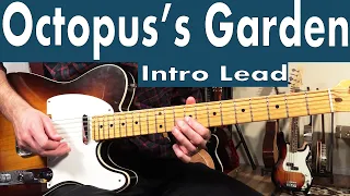 How To Play Octopus's Garden Intro Solo | Beatles Guitar Lesson + Tutorial