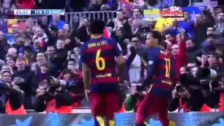 Neymar Goal   Barcelona vs Real Sociedad 1:0 La Liga 28 11 2015 HQ