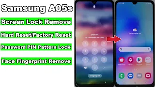 How to Hard Reset in Samsung A05s Unlock Screen Lock Password PIN Pattern/Factory Reset