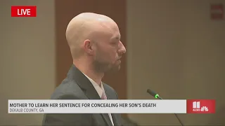 Attorneys for mother found guilty for concealing son's death speaks before her sentencing