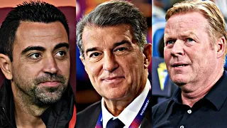 FINALLY! Laporta positive about Xavi becoming Barca's next coach! Koeman future latest