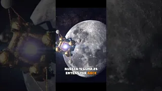 Russia's Luna-25 Mission Vs Chandrayaan 3 | who will land first? #shortvideo #youtubeshorts