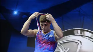 Karcev Alexander (RUS) Wins Artistic Gymnastics Floor Exercise Silver Medal - Russian Cup 2021