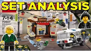 LEGO Ninjago Movie: 70607 Ninjago City Chase Set Analysis! Hidden Secrets!