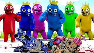 ANIMATRONICS Encontramos TODOS OS AZUL BABÃO Coloridos? | GTA V Five Nights at Freddy's