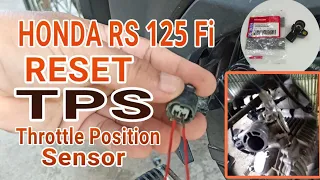 HONDA RS 125 Fi Reset TPS(Throttle Position Sensor)