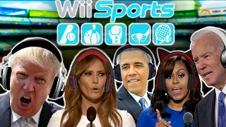 US PRESIDENTS PLAY Wii SPORTS BASEBALL 1-4