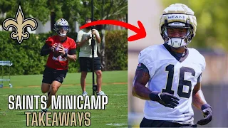 Dennis Allen & The New Orleans Saints LOVED These ROOKIES @ Camp... (Spencer Rattler, Bub Means)