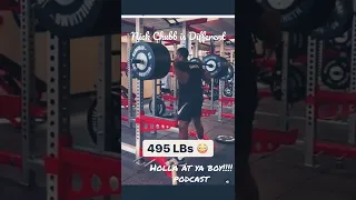 Nick Chubb is Different, Squat 495lbs 🤯🤯🤯