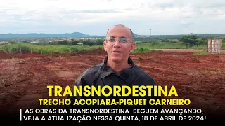 Obras da Transnordestina Chegando em Acopiara-Ce!
