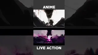 Anime vs. Live Action | Jujutsu Kaisen 0 VFX #shorts