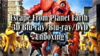 Escape from planet earth Bluray/DVD Unboxing