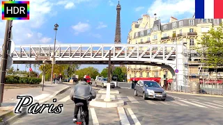 🇫🇷【HDR 4K】Paris Spring Walk - Parc André Citroën to Pont Mirabeau in 15th arrondissement(April 2021)