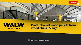 Herstellung von Holzpellets aus Hackschnitzeln 350kg/h | Production of wood pellets from wood chips