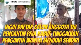 Viral Wanita Cantik Menikah Sendiri Setelah Ditinggal Kabur Calon Pengantin Pria.