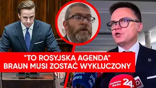 Hołownia stawia warunki Bosakowi. Braun musi odejść. "To rosyjska agenda"