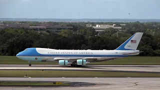 Air Force One Landing Tampa International Airport