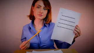 ASMR - The IMPOSSIBLE Cognitive Screening Test (will you pass?)