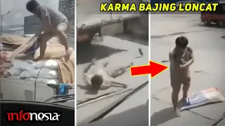 KAPOK...! Aksi GAGAL Bajing Loncat Kena Batunya