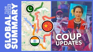 China India Border Conflict Progresses, Ebola Returns to Africa & Myanmar Coup Updates - TLDR News