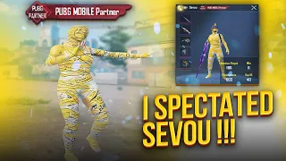 I Spectated SEVOU AWM Gameplay😱#pubgmobile #bgmi