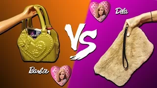 Barbie and Dila Bag Challenge. Surprise Gifted Dila Kent