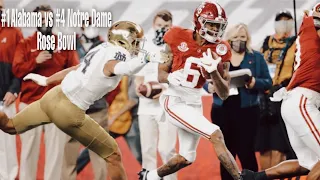 (Radio Call included) Alabama vs Notre Dame Rose Bowl Highlights 2021🌹🏈