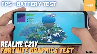 Realme C21Y test game Fortnite Mobile | Spreadtrum T610, 4GB RAM