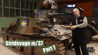 Stridsvagn m/37 #1 | AH-IV | Arsenalen, Swedish Tankmuseum