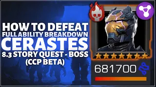 How to Defeat Act 8.3 Boss - Cerastes (Beta) - Full Breakdown - MCOC