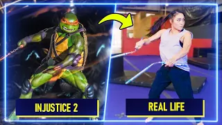 Martial Artists RECREATE moves from Injustice 2 | Experts Try