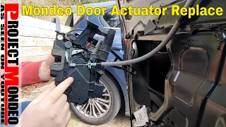 Ford Mondeo Mk4 door lock mechanism replace, how to.