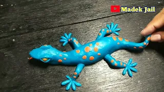 Tokek Playdough ! Tutorial Membuat Keterampilan Plastisin