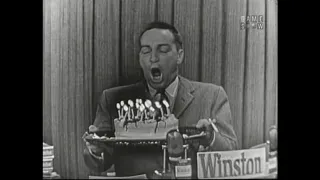 I've Got a Secret: January 30th, 1957 with George Gobel (Happy Birthday, Garry!!)