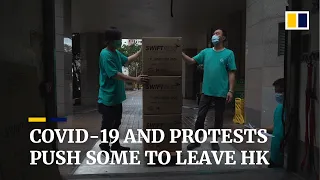 How Covid-19 and anti-government protests are convincing some to leave Hong Kong