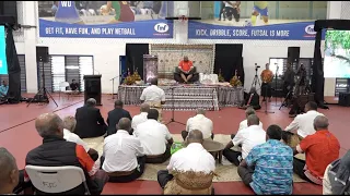 Fiji’s President, officiates at the opening of the Yasana o Lau Seascape I Yau Bula Festival